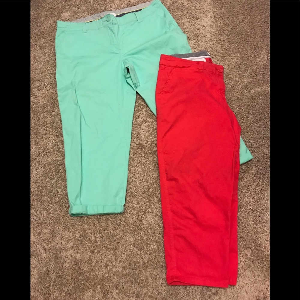 Crown & Ivy Cotton Capri Pants (2)